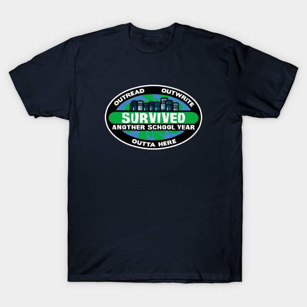 School Survivor T-Shirt by fishbiscuit